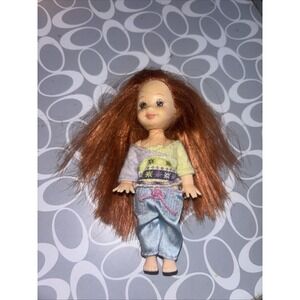 Barbie Kelly Club Singing Star Jenny Doll 1994 Red Hair Vintage Mattel 4"